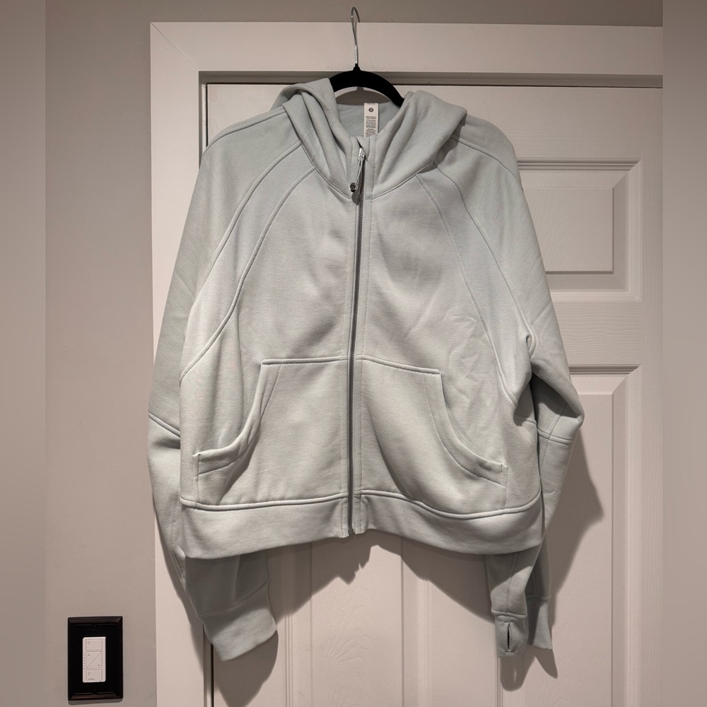Auth. ✅ Lululemon Oversized Full Zip Scuba in “Ocean Air” Size XL/XXL.🌊💙